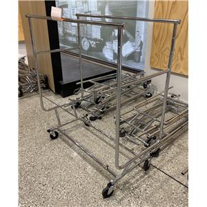 Lot 29

Double Apparel Roly Racks on Wheels